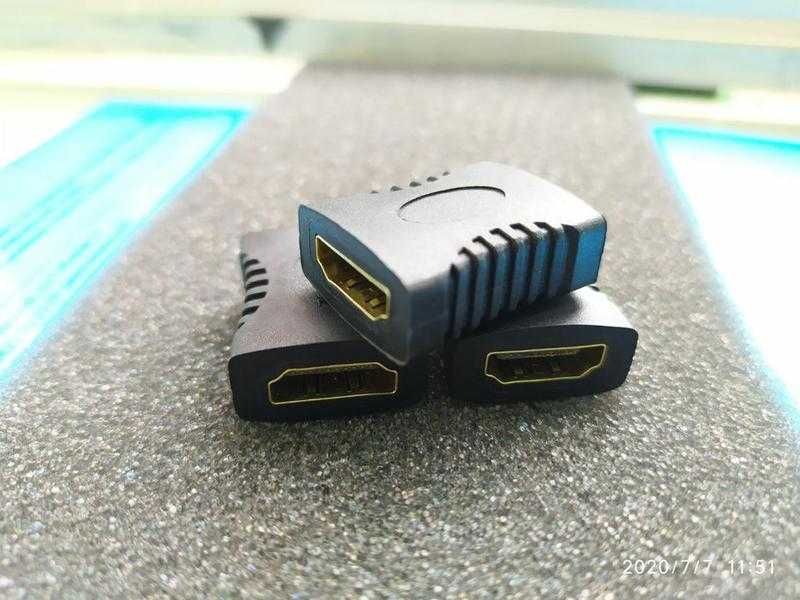 Подовжувач HDMI мама-мама конектор адаптер PS4 HDTV Computer