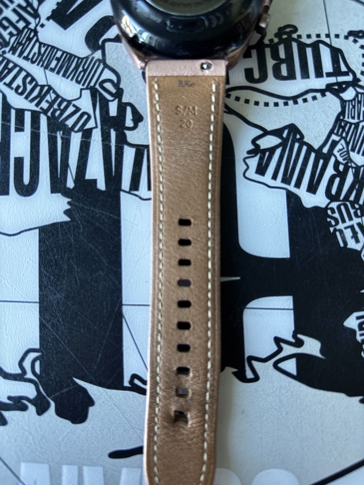 Zegarek samsung watch3 41mm złoty/różowy