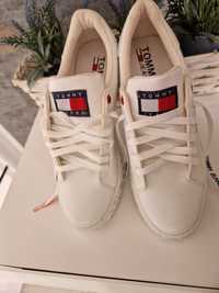 Białe męskie nowe buty Tommy Hilfiger 42