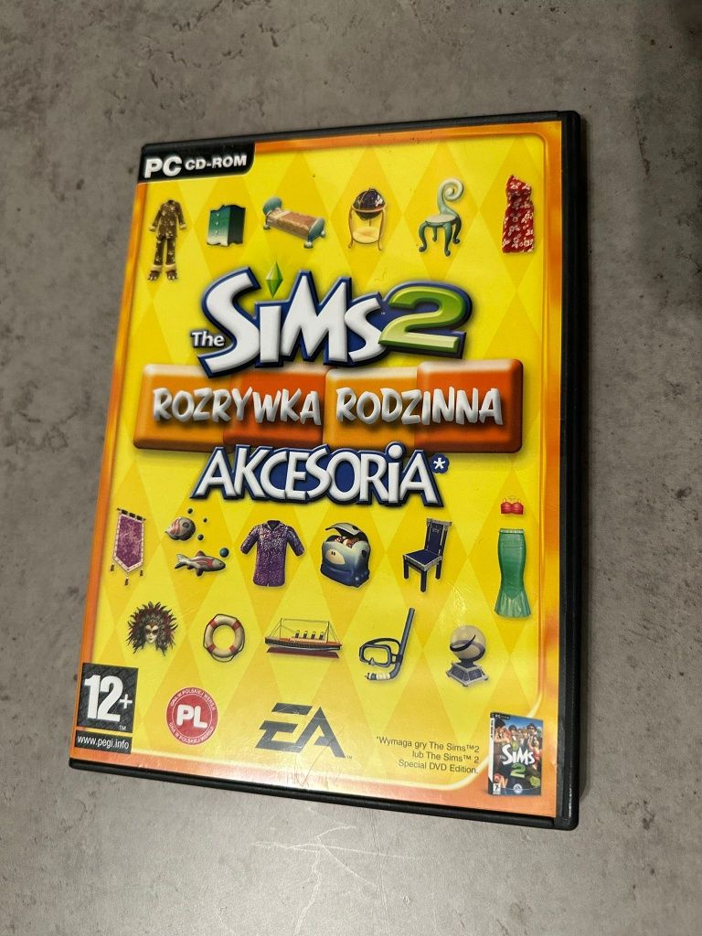 Sims 2 gra PC własny biznes Moda z H&M zwierzaki rozrywka