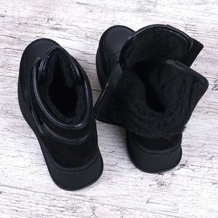 Черевики зимові жіночі натуральні шкіряні на танкетці снікери 36-41