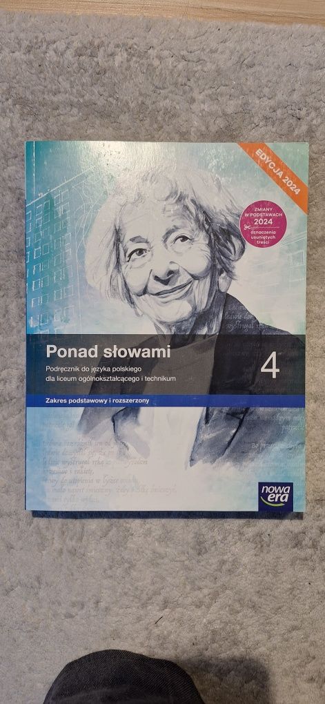 Ponad słowami 4 (podręcznik, zakres podstawowy i rozszerzony)