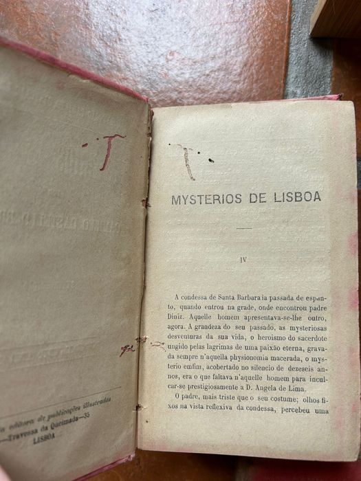 Lote livros raros de Camilo Castelo Branco