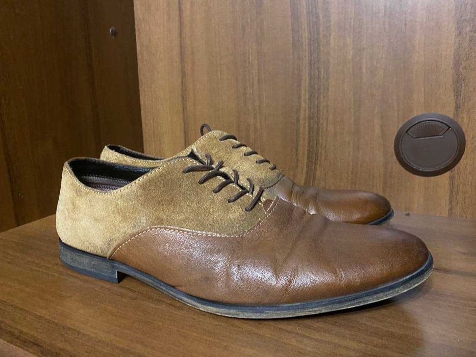 Чоловічі туфлі фірми ALDO натуральна шкіра та замша 42 розмір