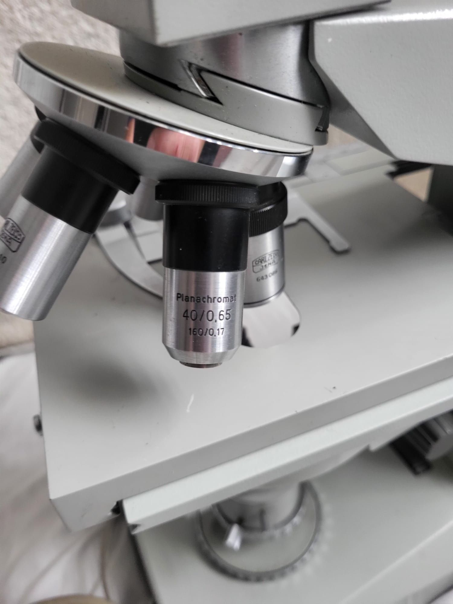 Mikroskop laboratoryjny Carl Zeiss Jena