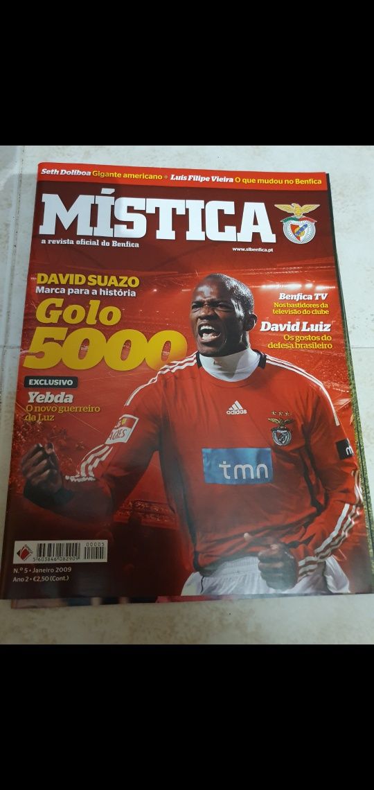 6 primeiras revistas do Benfica
