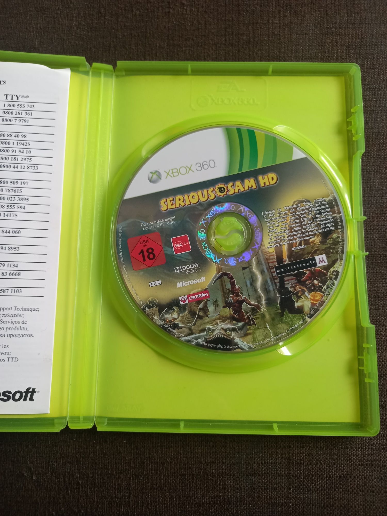 Gra Serious Sam HD the first and second encounters na xbox 360