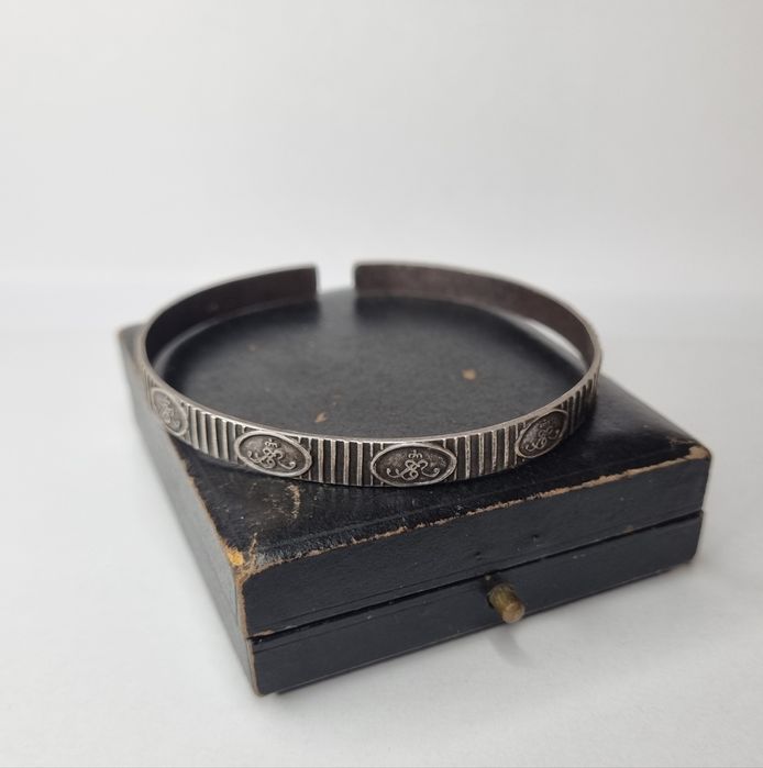 Rytosztuka bransoletka srebrna PRL SAP monogram srebro 800