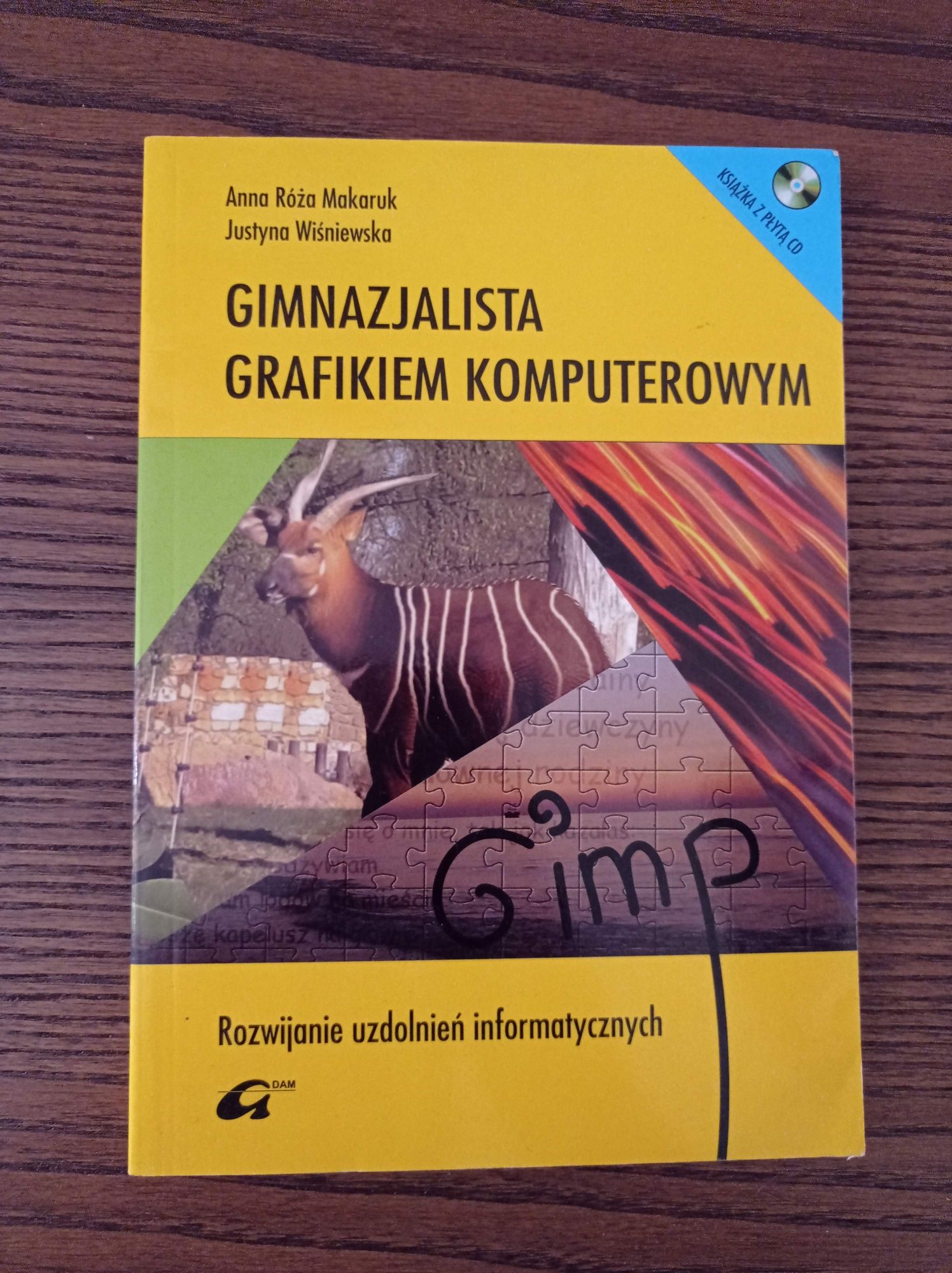 Książka "Gimnazjalista Grafikiem Komputerowym" Kurs Grafiki Gimp