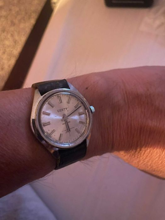 relógio vintage acerty homem mecânico