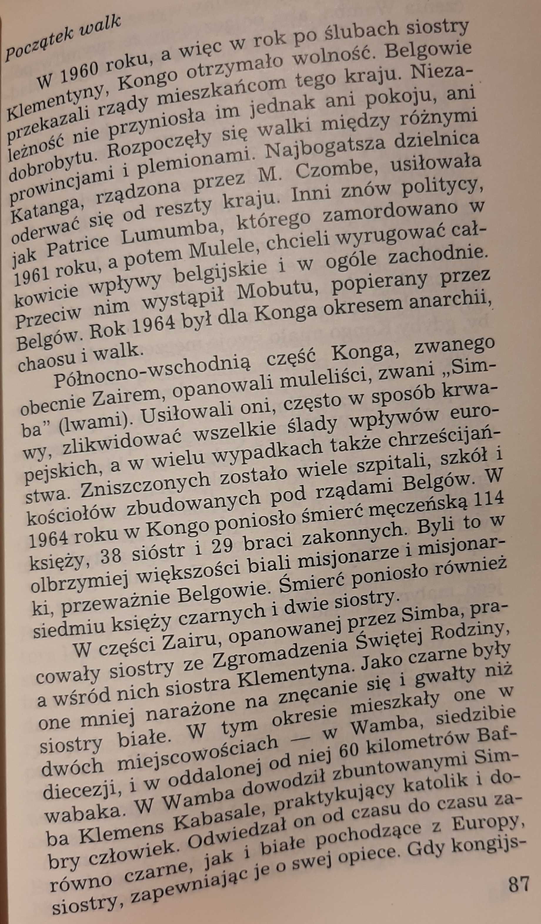 Zaryzykować życie świadectwa sióstr zakon Dzięki Bogu jestem zakonnicą