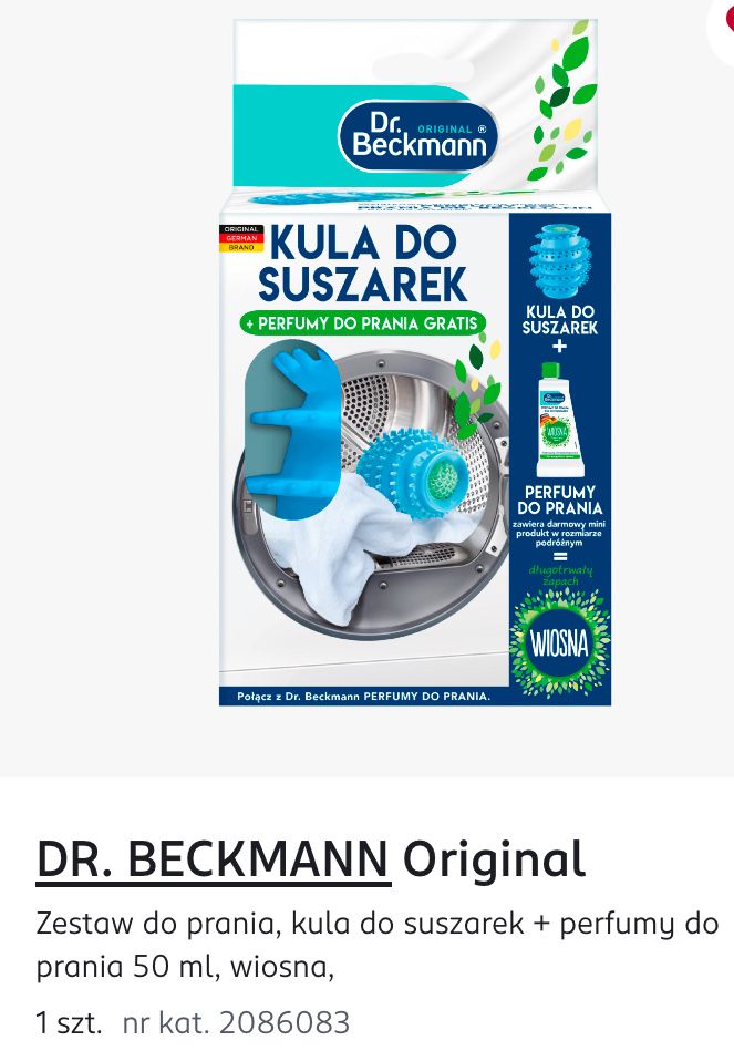 Kula do suszarek plus perfumy do prania