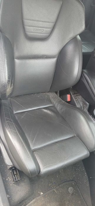 Opel Astra h kombi fotele skóra kubełki Recaro podgrzewane