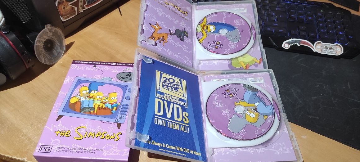 The simpsons DVD sezon 2 3 4