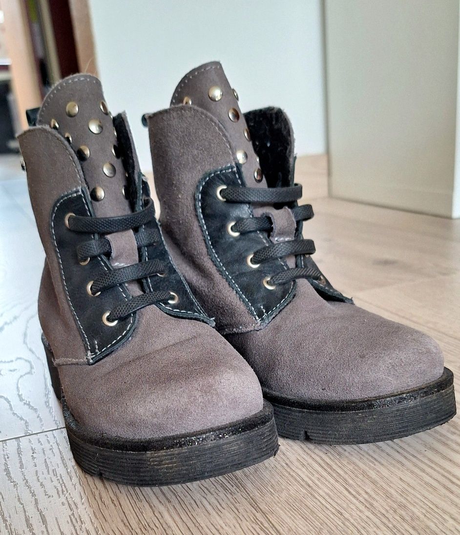 Workery botki renbut 31 szare