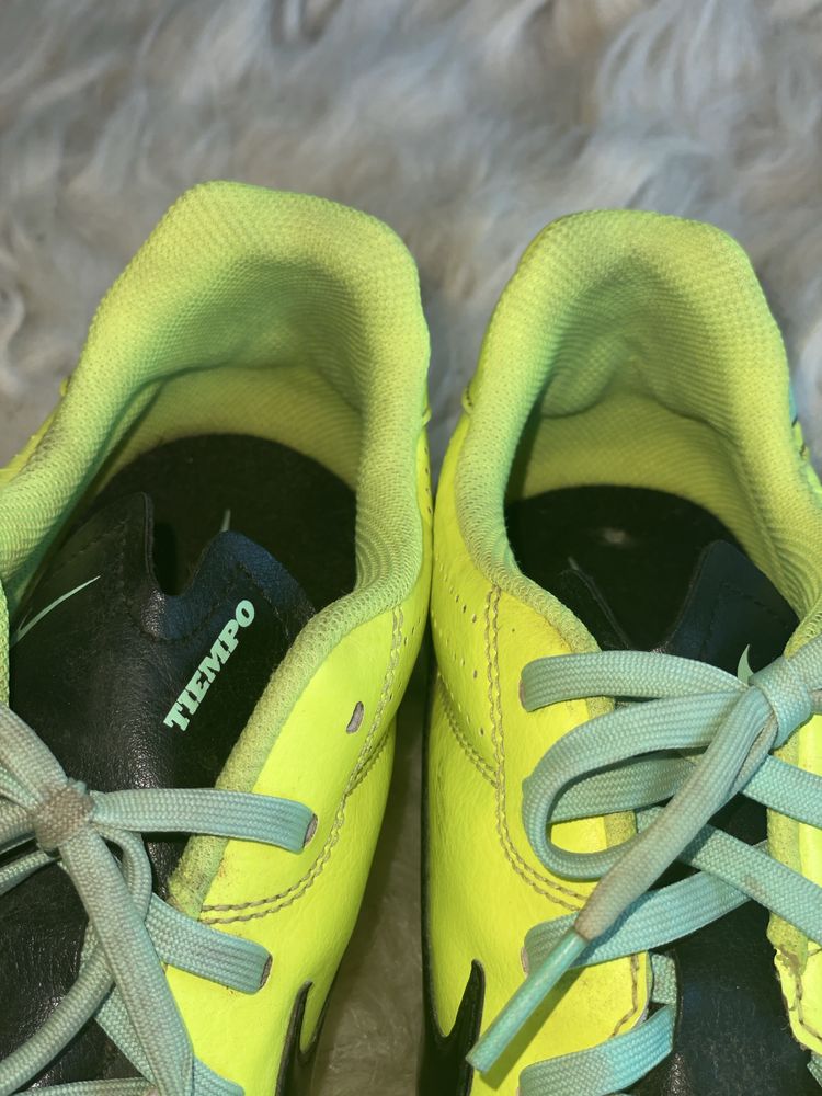 Nike Tiempo Korki Piłka Nożna Seledynowe