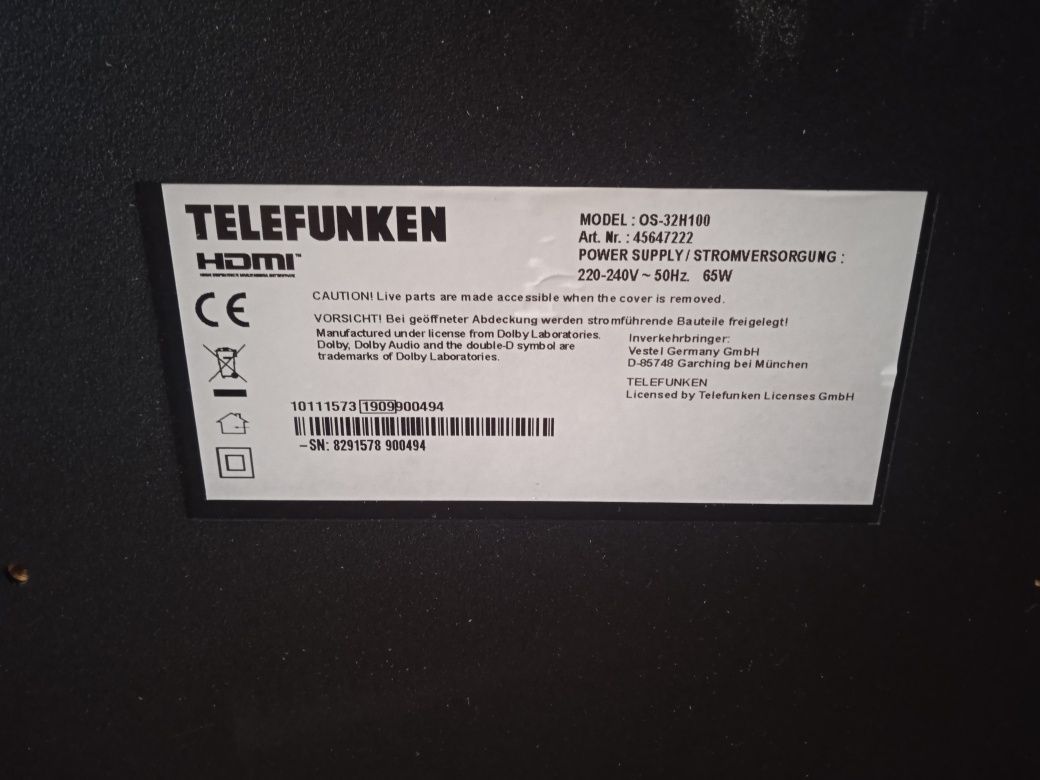 Telefunken LED 32cale