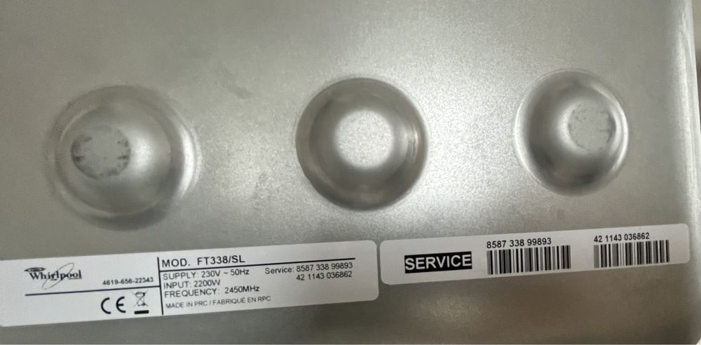 Kuchenka Whirlpool FT 338 SL