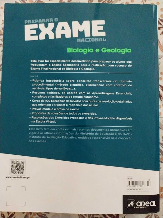Livro Preparar Exame Nacional Biologia e Geologia 11 (2023)