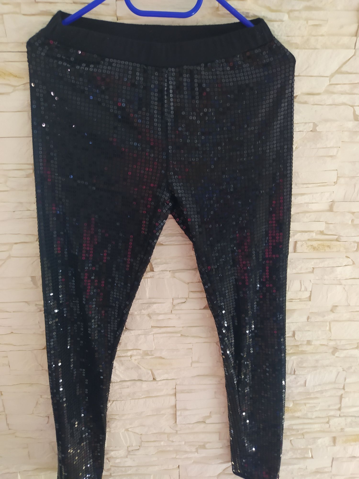 Legginsy Cekiny 36/38 czarne
