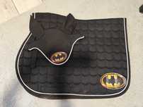 Czaprak + nauszniki batman