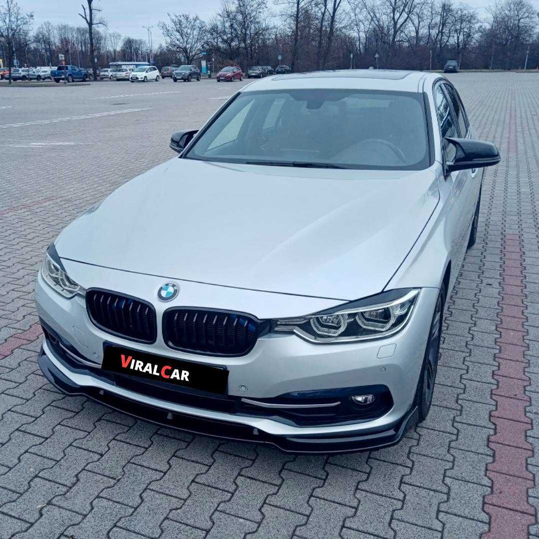 Dokładka Zderzaka Splitter BMW F30 F31 CZARNY POŁYSK / CARBON