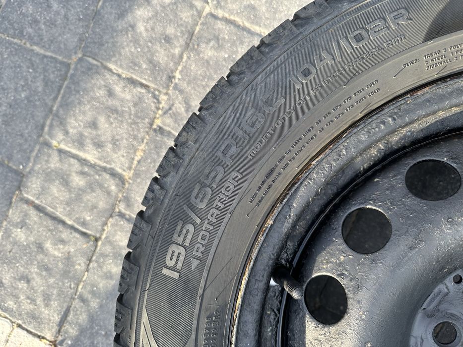 Диски з резиною 195/65 r16c 5 112 Mercedes vito