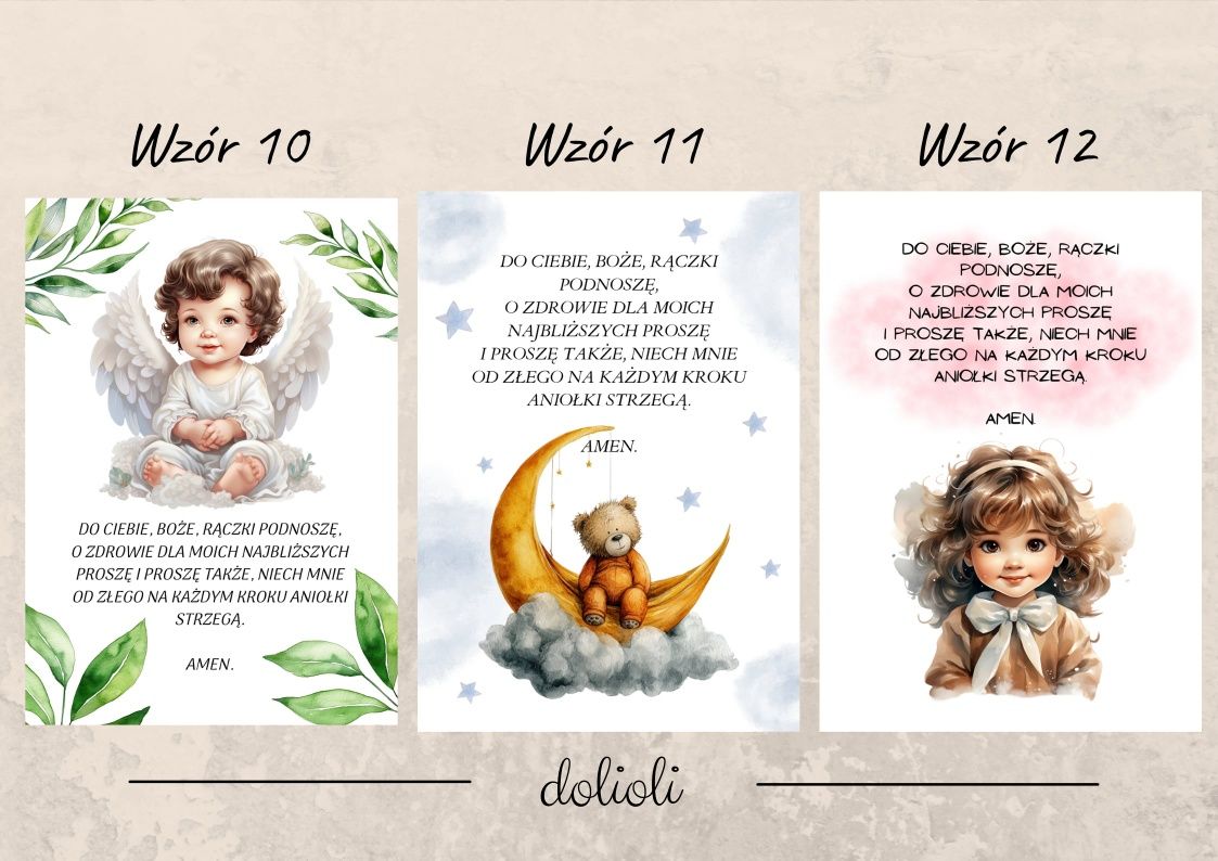 Plakat z modlitwą + ramka A4