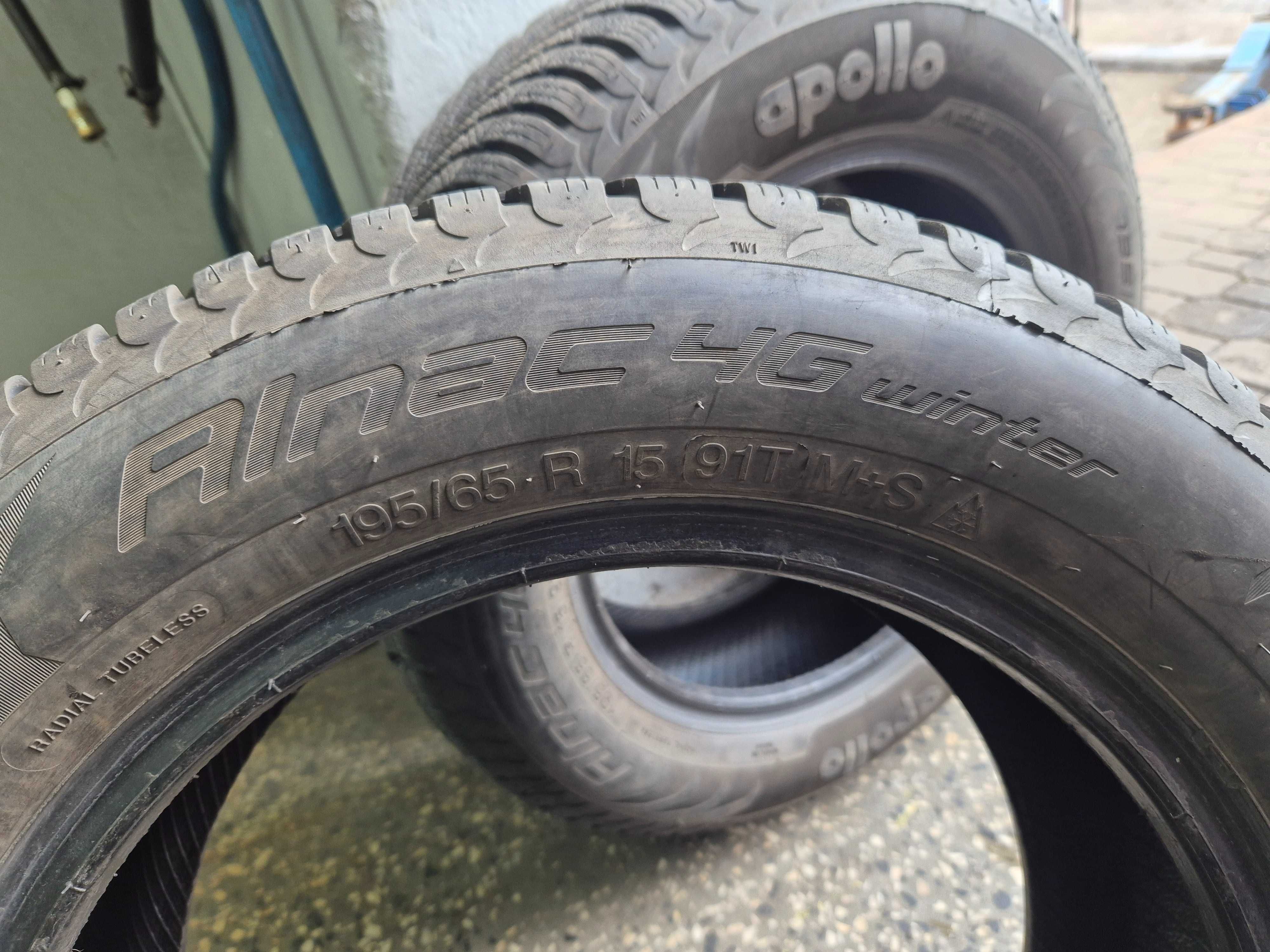 195/65r15 apollo opony zimowe 7mm 2023r
