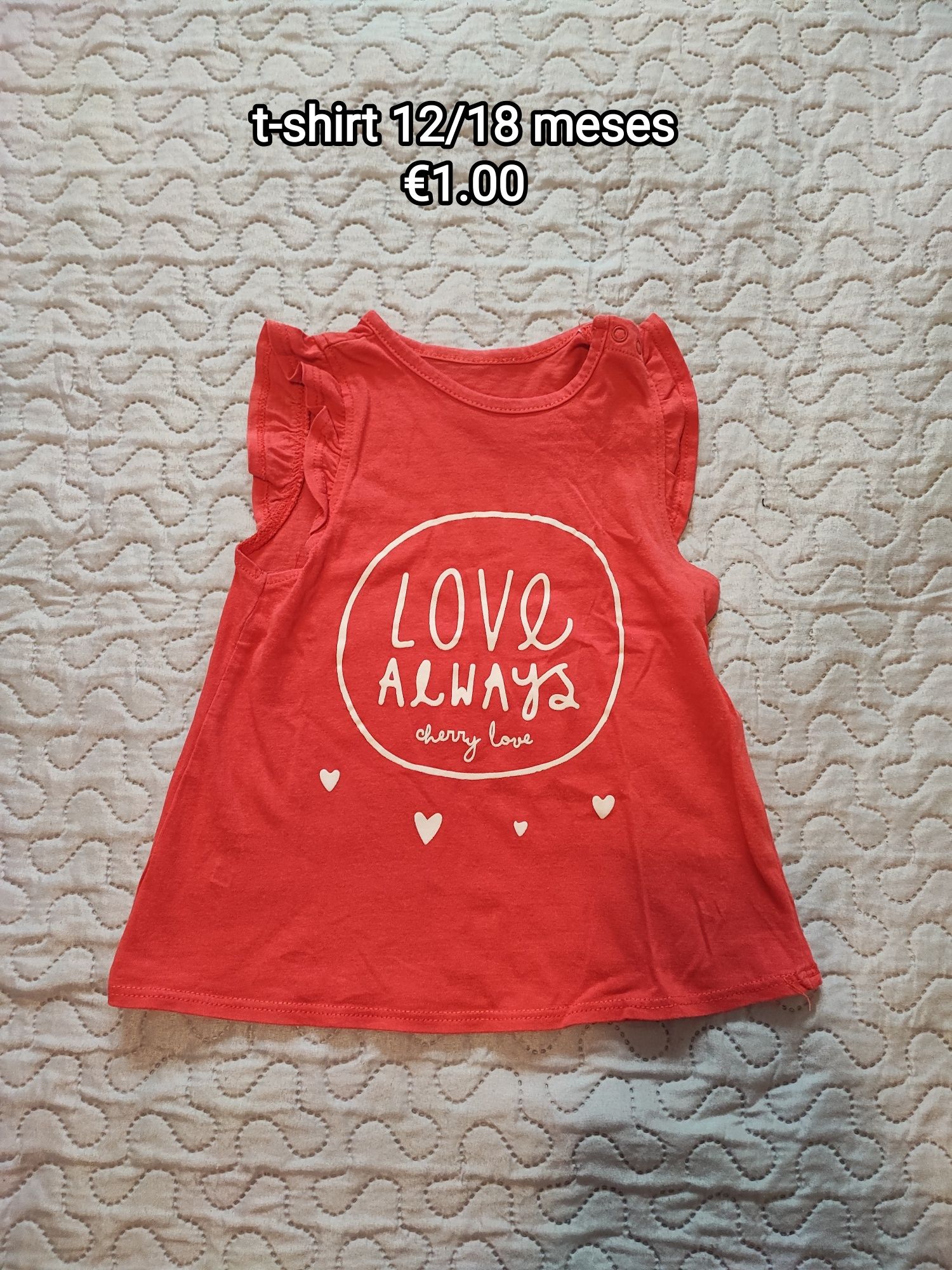 T-shirts  e vestidos menina