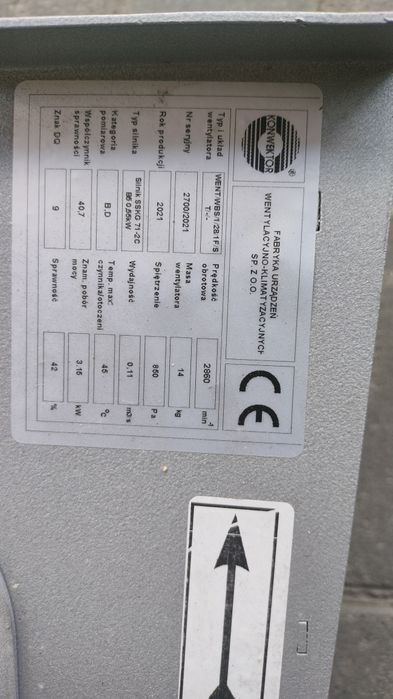 Dmuchawa do kotła wentylator.