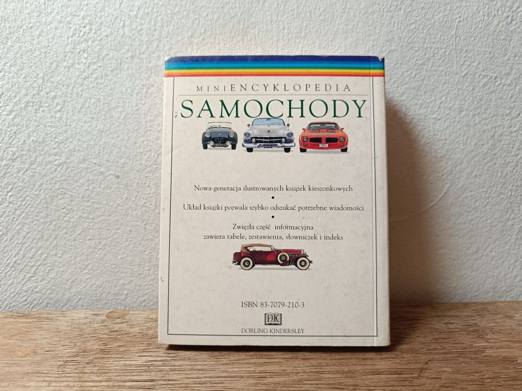 Miniencyklopedia samochody, Kieszenie Pełne Wiedzy, wydawnictwo Muza