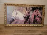 Obraz trzy konie