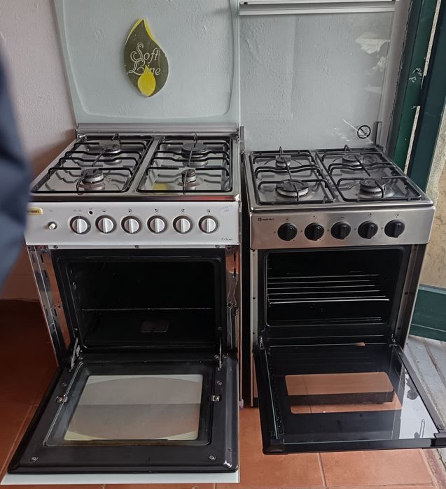 Fogões a gás com forno elétrico