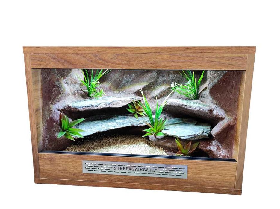 Terrarium pustynne nr645 60/40/40 dla gekona lamparciego NA ZAMÓWIENIE