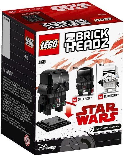 LEGO Brickheadz 41619 Darth Vader. Nowe