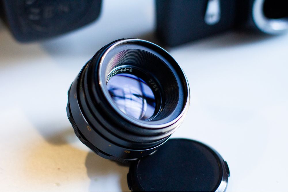 Helios 44-2 com Zenit-E