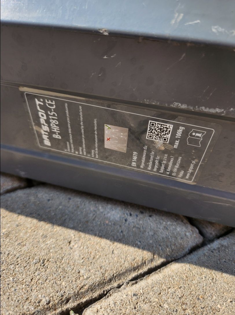 Hulajnoga B-HP815-CE niebieska dirt