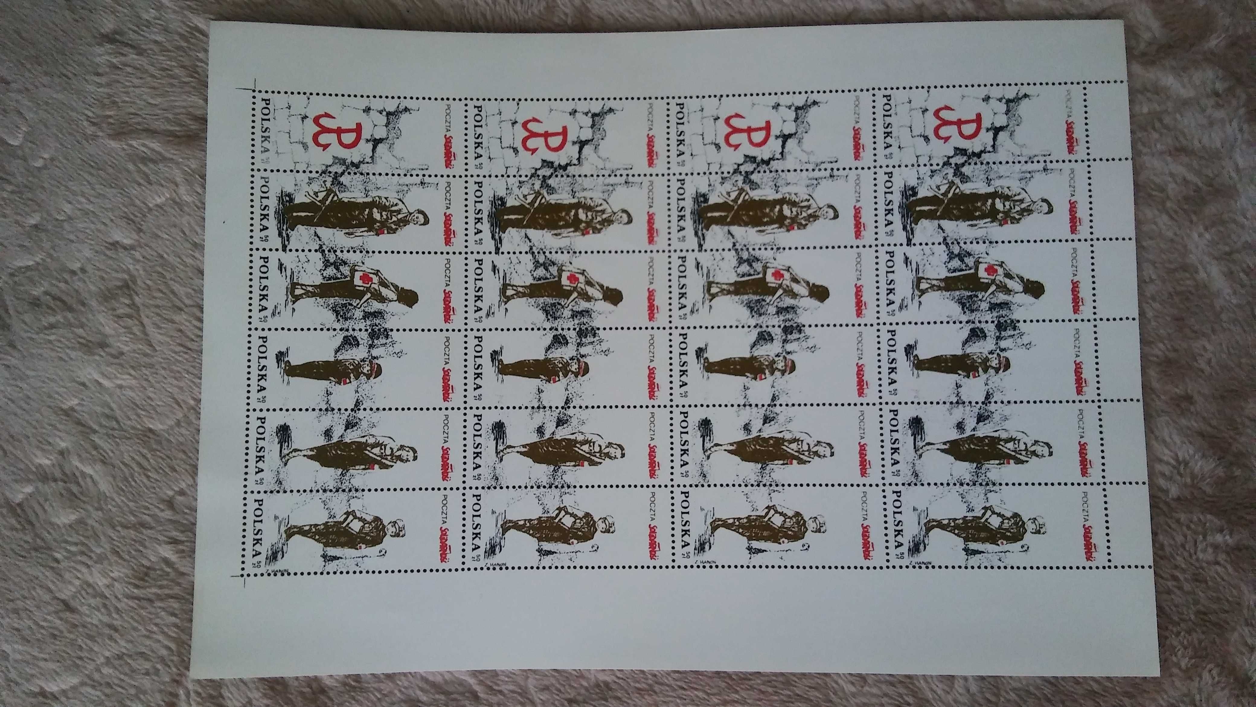 Znaczki Solidarność