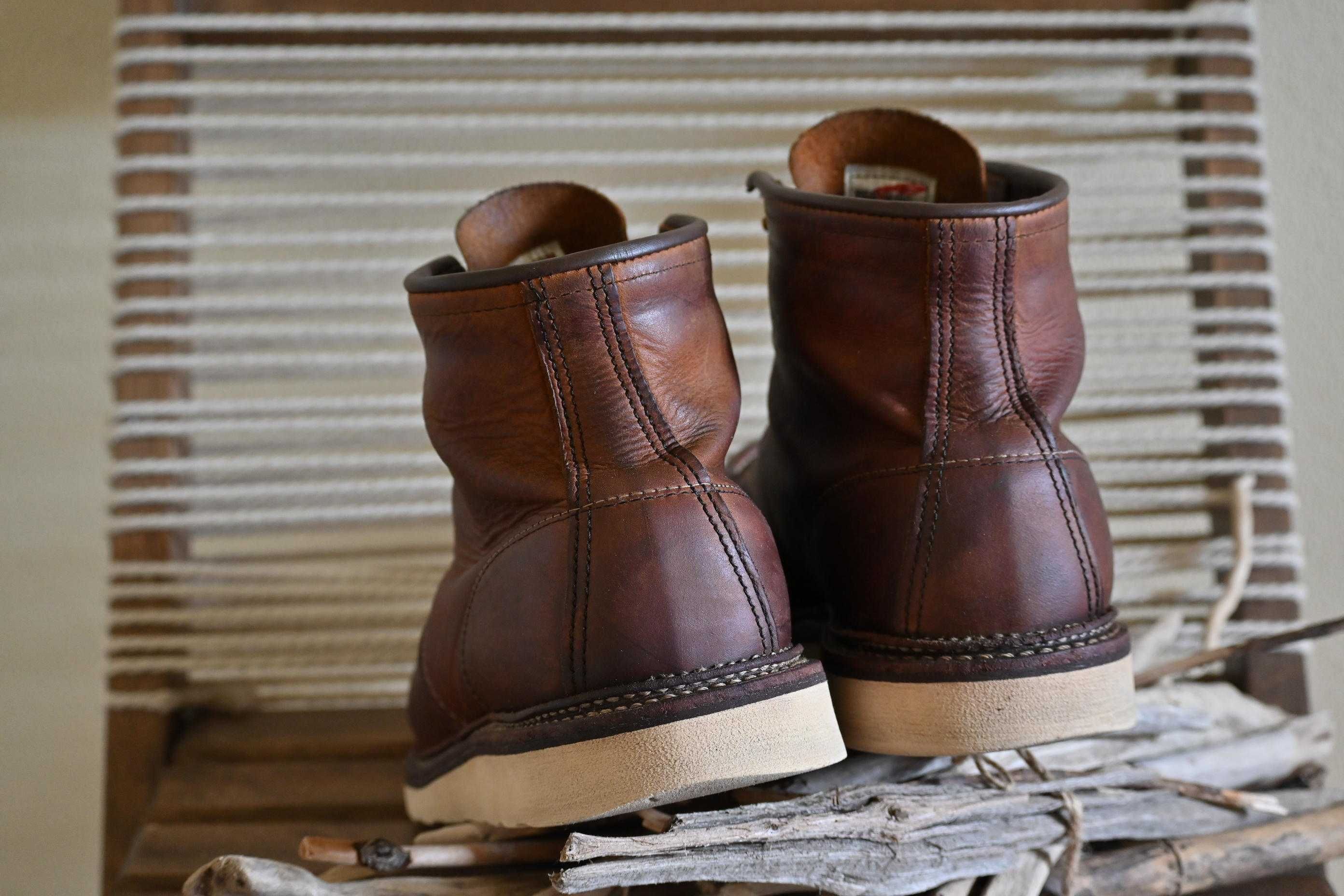 Red Wing Moc Toe Boots - Style 1907 - 10D 28cm