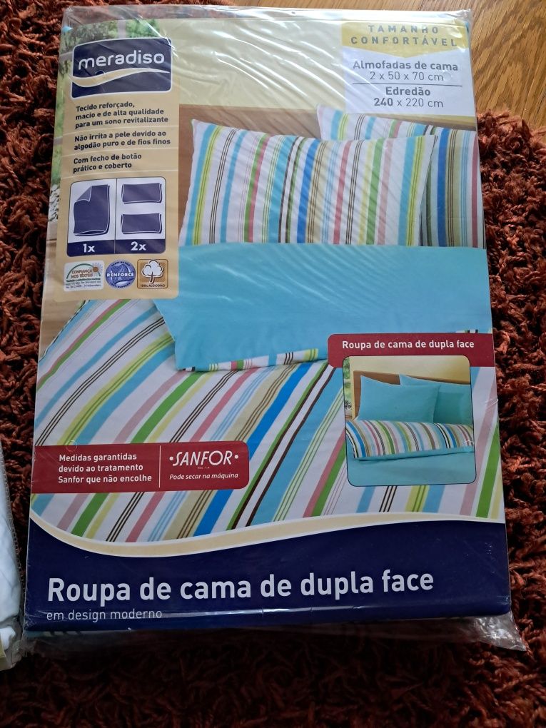Capa de edredon Casal  algodao nova