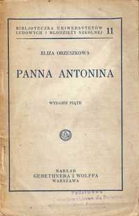 Panna Antonina - Eliza Orzeszkowa