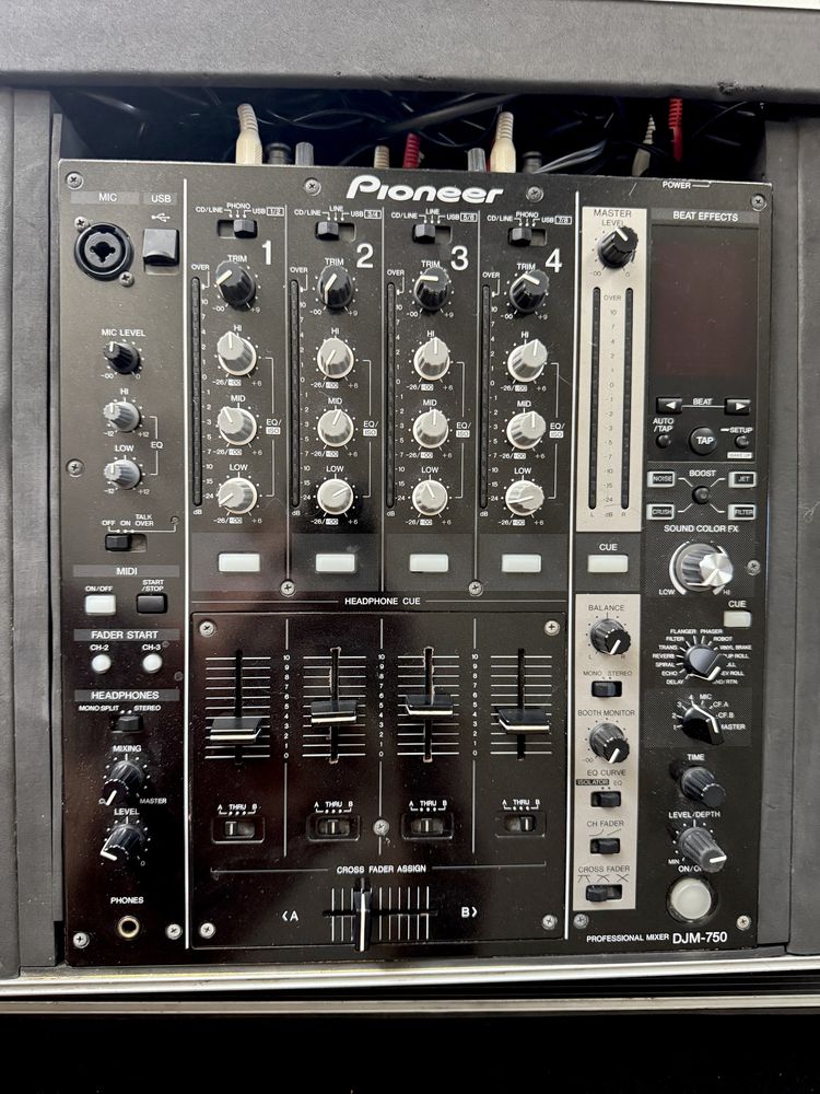 Pionner DJM-750 k+2xPioneer CDJ 850