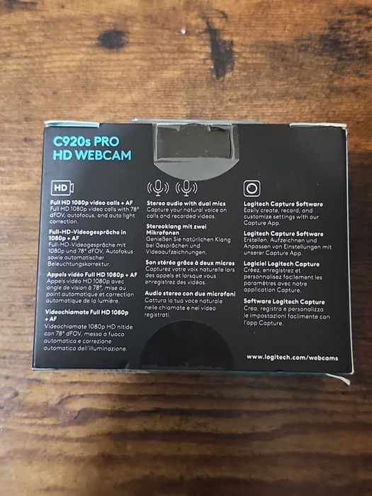 Logitech Kamera C920S Pro
Kamerka internetowa Logitech