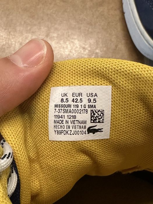 Lacoste Sapatilhas Azul-Marinho e Cinza