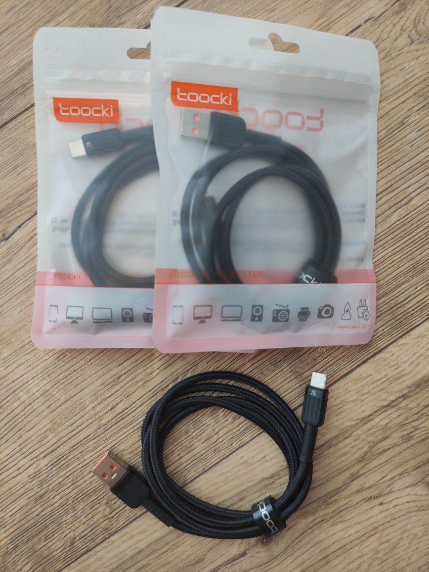 Кабель Toocki USB type C 100W 1м