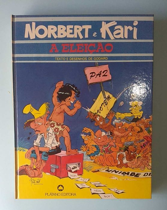 NORBERT E KARI - 3 volumes - por Godard - Plátano Editora, capa dura