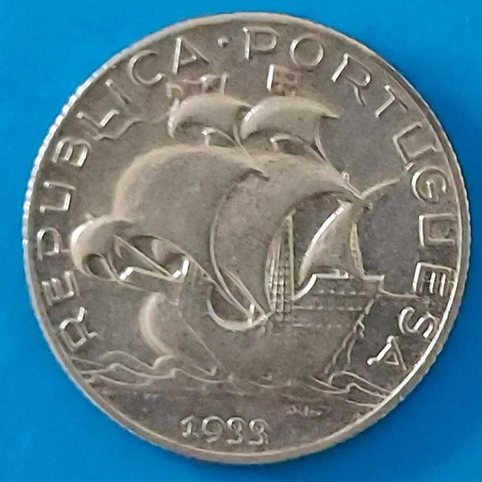 2$50 de 1933, Republica Portuguesa Prata