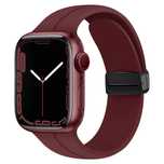 Budgundowy Pasek magnetyczny Apple Watch 3/4/5/6/7/8/9/SE/ULTRA