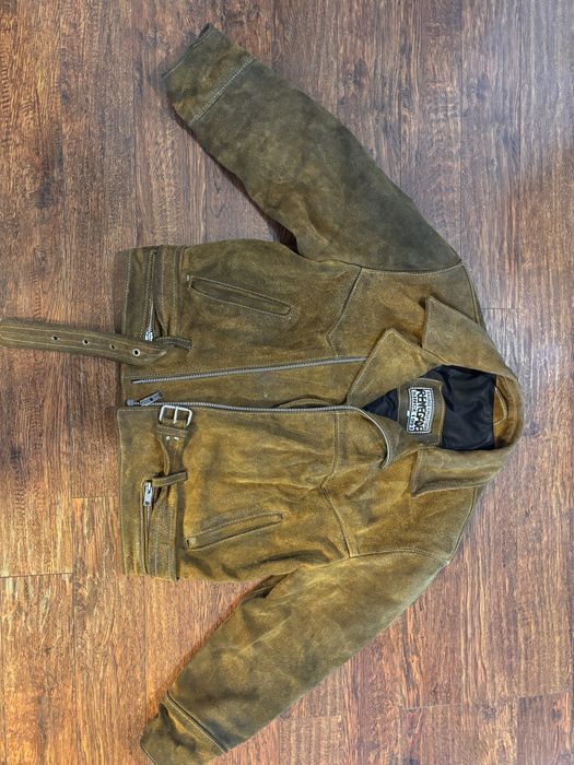 Kurtka ramoneska skóżana ciężka